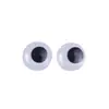 Color ojos móviles con adhesivo ojos de animal con pestañas cuentas para ojos pasta ojos blancos y negros