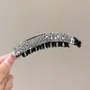 Elegante y sofisticado accesorio para el cabello de pinza de plátano para dar volumen al cabello, pinza de pelo de cola de caballo a la moda, pasador de lunares dulces estilo coreano