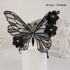 Celebridade da Internet Borboleta Bordada Luminosa Decoração de Bolo Dia dos Namorados Decoração Acessórios de Confeitaria Mesa de Sobremesa de Aniversário da Deusa Decoração
