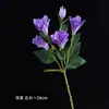 Flores de Gladíolo Artificiais para Decorações de Casamento, Arranjos Florais, Decoração de Salão de Casamento, Flores Falsas para Decoração de Casa, Arte Floral, Lírios Estrangeiros