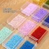 Caja de Almacenamiento de Cuentas Cristal Glaseado Cuentas Sueltas Escritorio Joyería Cajón Transparente Compartimento Cuentas Hechas a Mano DIY Material Caja