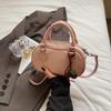 Moda Femenina Vintage Estilo Coreano 2025 Bolso Cuadrado Pequeño Nuevo Bolso Cruzado Bowling Verano Versátil