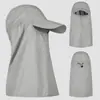 Chapéu de Sol Protetor Solar para Pesca ao Ar Livre Verão Masculino Chapéu de Sol Anti-UV Cobertura Facial Proteção do Pescoço Bico de Pato Chapéu de Sol para Montanhismo