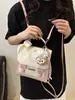 2025 Nueva Mochila de Verano para Mujer Estilo K Versátil Simple Moda Bolsa de Viaje Ins Nicho Mochila para Estudiante Tendencia
