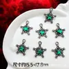 Accesorios de Estilo Oscuro Estilo Europeo y Americano Mariposa Negra Pistola Cruz de Rosa Colgante Pulsera de Cuentas DIY Collar