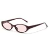 Moda Novo Estilo Transfronteiriço Olho de Gato Estilo Europeu e Americano Modelo de Exportação Óculos de Sol Óculos Óculos Ovais Versátil para Homens e Mulheres Anti-Roxo