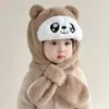 Gorro de Invierno Estilo Lei Feng de Conejo KT Unisex Engrosado Cálido Dibujos Animados Felpa Gorro Lindo con Orejas Protector de Viento para Niñas