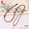 Pingente Simples Corda Lisa DIY Cera de Abelha Jade Marca Pixiu Ruyi Corda para Pendurar Tecida à Mão Colar Dourado Unissex Corda Atacado