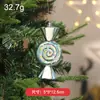 Novos enfeites de árvore de Natal, pingentes de decoração de Natal, decorações de festa, decoração de cena de homem de gengibre de alta qualidade galvanizado