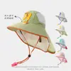 Sombrero de Sol con Alfabeto de Dibujos Animados para Niños, Sombrero de Sol Lindo de Verano para Bebé, Chal con Protección para el Cuello para Niños y Niñas, Protección Solar para Exteriores