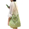 Bolsa Transversal Floral Estilo Preguiçoso Estilo Coreano Bolsa de Ombro Fresca Primavera e Verão Versátil Grande Capacidade Bolsa para o Dia a Dia Bolsa Leve para Estudantes