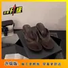 Sandalias de Cuña de Tacón Alto de Moda Verano 2026 Chanclas Versátiles Elegantes de Punta Redonda Calzado Casual para Exteriores