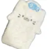 Meias de Pelúcia de Foca Branca de Desenho Animado 3D para Mulheres, Meias de Chão Quentes de Inverno até a Panturrilha, Meias Largas Estilo Ins