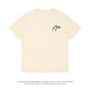 Playera de Verano para Hombre 230g Nueva de Manga Corta para Hombre Cuello Redondo Estampado de Dinosaurio Top Trendy Versátil Camiseta Mujer Ins