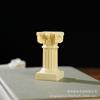 Mini candelabro de columna romana de estilo del norte de Europa para fotografía, accesorios de fondo para decoración de escritorio de sala de estar y hogar.