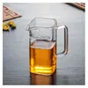 Vidrio transparente de borosilicato con filtro de red de Luna Creciente taza para ceremonia pública Hogar Hospitalidad té mariscos tetera juego de té kung fu