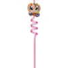 Unicornio Creativo Colorido Popote Espiral Lindo Pony Parche de Goma Suave Popote Decorativo Fabricante Transfronterizo de Amazon