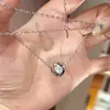 Aliexpress Mais Vendido Seiko Transfer Coração em Forma de Cabaça Conjunto Completo Corrente de Clavícula da Moda Luxo Leve Versátil Micro-Incustado Colar Seiko