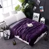 Manta Fina de Franela con Pelo Manta de Coralina Individual Doble Franela Color Sólido Sábana Cálida Dormitorio Estudiantil