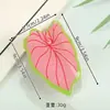 Presilha de Cabelo Acetato Personalizada Criativa com Planta Tropical, Presilha de Cabelo Design Folhagem de Taro Colorido Estilo Francês de Nicho, Acessório de Cabelo, Presilha Jacaré