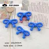 DIY Crema Colorido Encaje Estrella Lazo DIY Accesorios Hechos a Mano Cuentas Sueltas Acrílico Cadena para Teléfono Móvil Llavero Cuentas