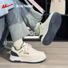 Tênis Versáteis Warrior Shoes Feminino Lançamento Primavera 2026 Sola Grossa Sapatos Panda Preto e Branco Tênis Casuais Brancos Y