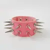 Joyería de Venta Caliente Transfronteriza Europea y Americana Estilo Punk Pulsera de Cuero PU de Doble Fila Pulsera de Tendencia de Personalidad de Motocicleta Pulsera