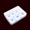 Yiplatinum DIY Molde de silicona para gemas irregulares de resina epoxi, parche, colgante, triángulo, redondo