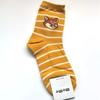 Calcetines Amarillo Naranja de Principios de Primavera Corea del Sur Amarillo Dopamina Calcetines para Mujer de Caña Media Cintura Calcetines de Algodón para Mujer ETNA COLOR VÍVIDO