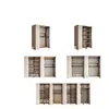 Guarda-roupa aberto com estrutura metálica, armário de armazenamento para quarto, uso doméstico, fácil de montar, adequado para apartamentos de aluguel