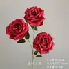 Casamento Estilo Chinês Estilo Vermelho Decoração de Guia de Estrada Arranjo de Flores Artificiais Flor de Teto Cerimônia de Noivado Arranjo de Banquete Arte com Flores Artificiais de Casamento