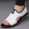 Sandalias Talla Grande 48 para Hombre Verano 2025 Explosiones Sandalias Casuales para Hombre Antideslizantes Transpirables Zapatos para Conducir