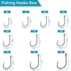 Tubo para Anzuelo Ise Ni 3-12 # Set de Anzuelos Individuales con Púa Accesorios de Pesca, Acero de Alto Carbono, para Pesca en Mar y Agua Dulce.