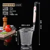Cuchara de fideos de acero inoxidable, colador para profundizar el polvo, cuchara grande para fideos de cocina, cuchara malatang, cuchara con filtro para freír anti-escaldaduras