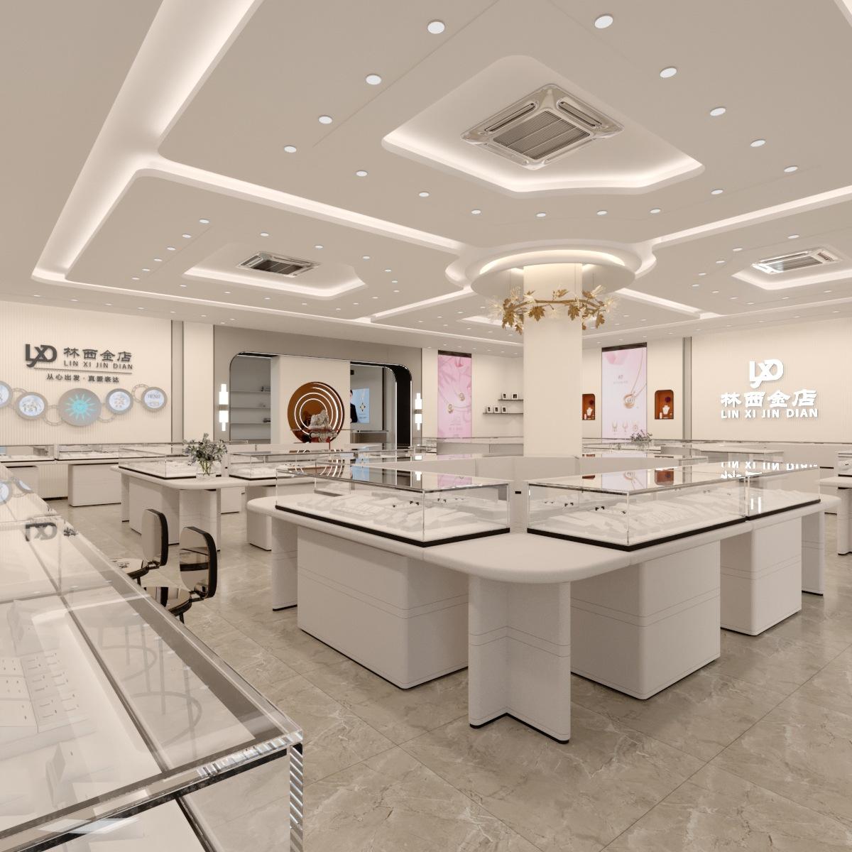 整店输出 珠宝店 货架展示柜004