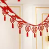 Decoración de Techo para Habitación de Boda, Decoraciones de Fieltro de Mickey para Techo de Sala de Estar, Longitud Extendida, Suministros de Boda con Personajes de Doble Felicidad para Novio y Novia