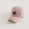 Gorra de béisbol vintage para niños, estilo coreano, con bordado de la letra "aa", unisex, visera curva, sombrero para el sol, sombrero casual y versátil