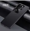 Aplicável à capa de couro lisa para hardware vivo s17pro S17 capa protetora de lente metálica S17e capa de celular resistente a quedas
