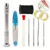 Set exclusivo de herramientas de costura transfronterizas, herramientas de costura a mano para reparar cuero, bolsas de lona y calzado