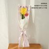 Día de San Valentín Chino Caja de Regalo Plegable de Flores Empaque para Ramo de Flores Individual Bolsa de Empaque para Flor de Rosa Caja Individual Impermeable para Flores Venta al por Mayor