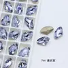 Pedras de Strass para Unhas Dongzhou Cristal em Formato de Machado 9x14 Strass de Vidro de Alta Qualidade, Strass de Formato Irregular, Decorações para Nail Art, Strass Dongzhou em Formato de Machado
