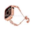 Para Apple iwatch relógio Apple relógio s9 cruz metal oco diamante de cobre puro pulseira de 20mm