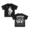 Camiseta del Nuevo Álbum 2025 Lady Gaga Mayhem Camiseta de Algodón de Manga Corta para Hombre y Mujer Streetwear Milenio t