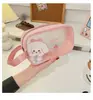 Bolsa de Cosméticos Nueva de Alta Calidad 2025 PVC Impermeable Dibujos Animados Anime Bolsa de Almacenamiento Bolso de Mano Portátil para Mujer para Salir