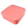 Lonchera de Silicona Grado Alimenticio 4 Compartimentos A Prueba de Fugas Apta para Microondas Sellada Crisper Gran Capacidad Crisper de Silicona