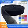 Rolo de cabelo preto e branco com acessório de cabelo de Velcro, adesivos especiais para franja, corte livre, artefato para cabelo cacheado, processável