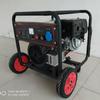 Máquina de solda espontânea para uso externo Máquina de solda de geração de energia a diesel de 5 kW Máquina integrada de geração de energia de soldagem de dupla finalidade