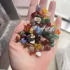 Pedra Magnética de Agata de Cristal Colorido Natural Pedrinhas Desmagnetizantes Pedra Flor da Chuva Pedrinhas para Decoração de Aquário Vaso de Flores Pedrinhas em Atacado