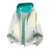 Ropa exterior de estilo universitario, moderna, de corte holgado para hombres y mujeres, cárdigan con capucha versátil, chaqueta de manga larga, top para pareja, con colores contrastantes