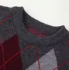 Comércio Exterior Europeu e Americano Transfronteiriço Moda Feminina Aliexpress Popular Outono Novo Retrô Argyle Casual Solto Suéter de Tricô